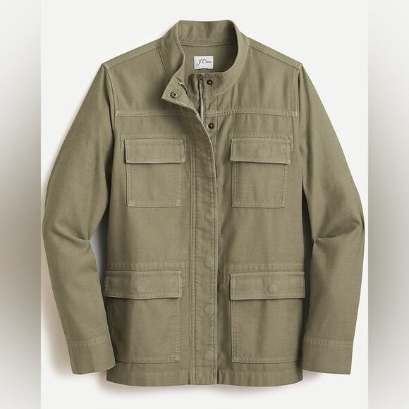 J.Crew Garment-Dyed Military Jacket - Picture 2 of 5
